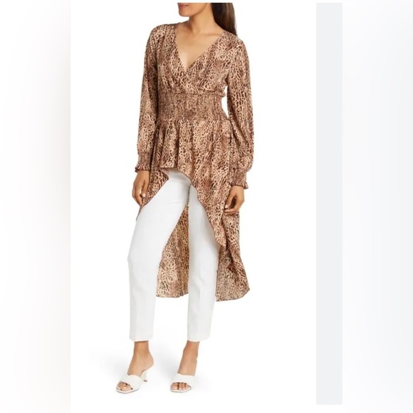 New Patrizia Luca size XS leopard print tunic - Picture 1 of 7